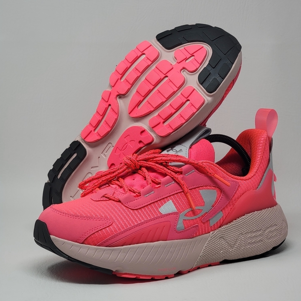 Under Armour HOVR Mega 2 Athletic Shoes Pink Men's Size 10.5 3026629-603 New